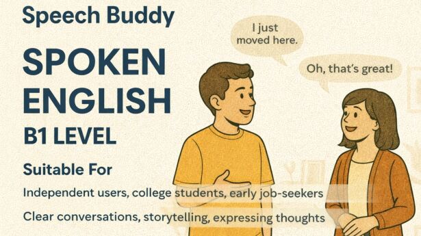 Chennai, Education, Speech Buddy &ndash; Spoken English (B1 Level)