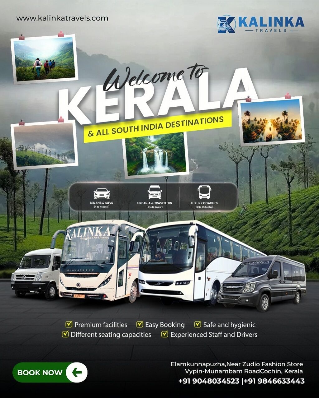 Kochi, Passenger Transport, Car Rental In Kochi &ndash; Wedding Cabs, Corporate Travel