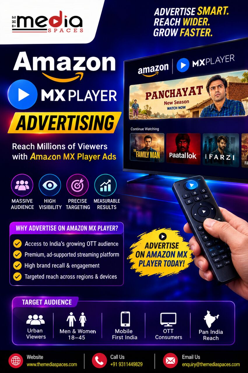 Noida, Marketing, Amazon MX Player Advertising Agency In India