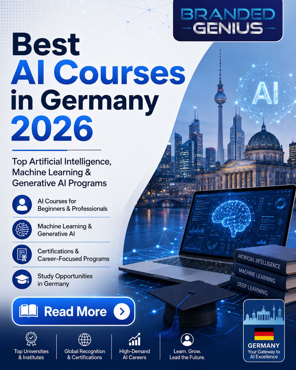 Berlin, Web Design & Development, Best AI Courses In Germany 2026 | AI, Machine Learning & Generative AI Programs