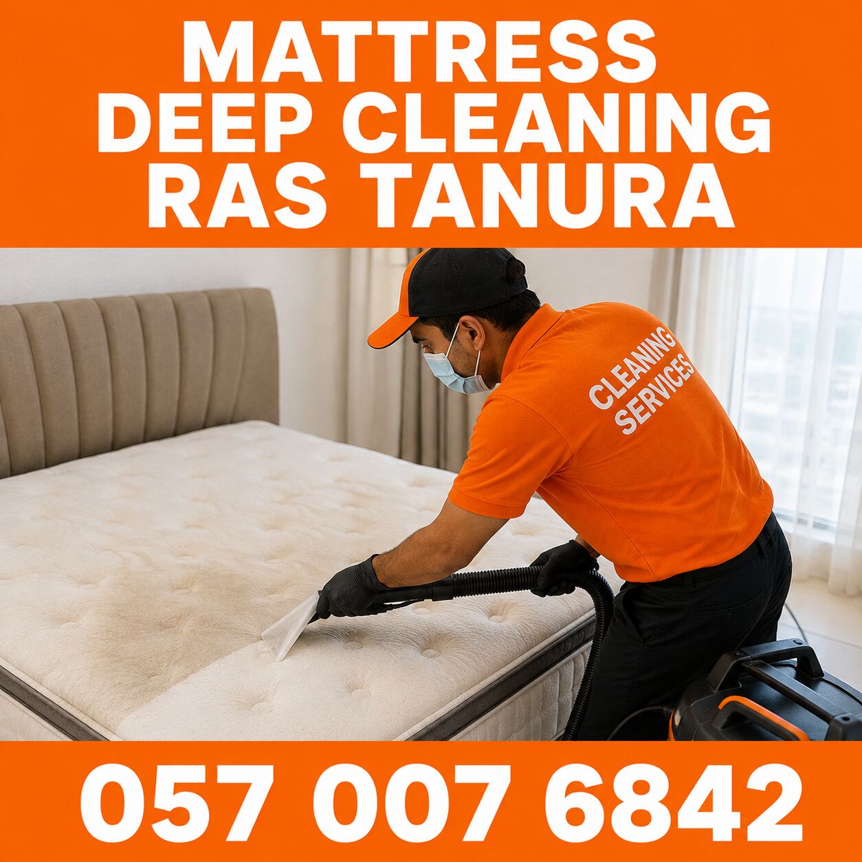 Ras Tanura, Cleaning, 🟧🟧🟧 COMPLETE MATTRESS DEEP CLEANING AT LOW PRICE 🟧 | RAS TANURA | 🟧 057 007 6842 🟧🟧