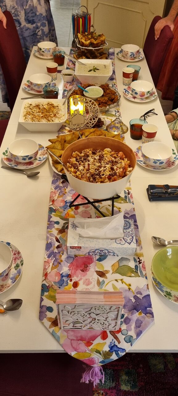 Al Safa, Furniture, SAR 500,  IKEA Dinning Table (Extendable) With 8 Chairs (Whatsapp Only)
