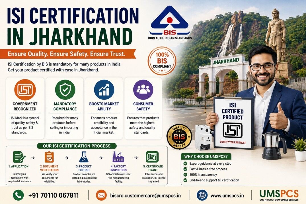 Jharkhand, Legal, How To Get ISI Certification In Jharkhand?