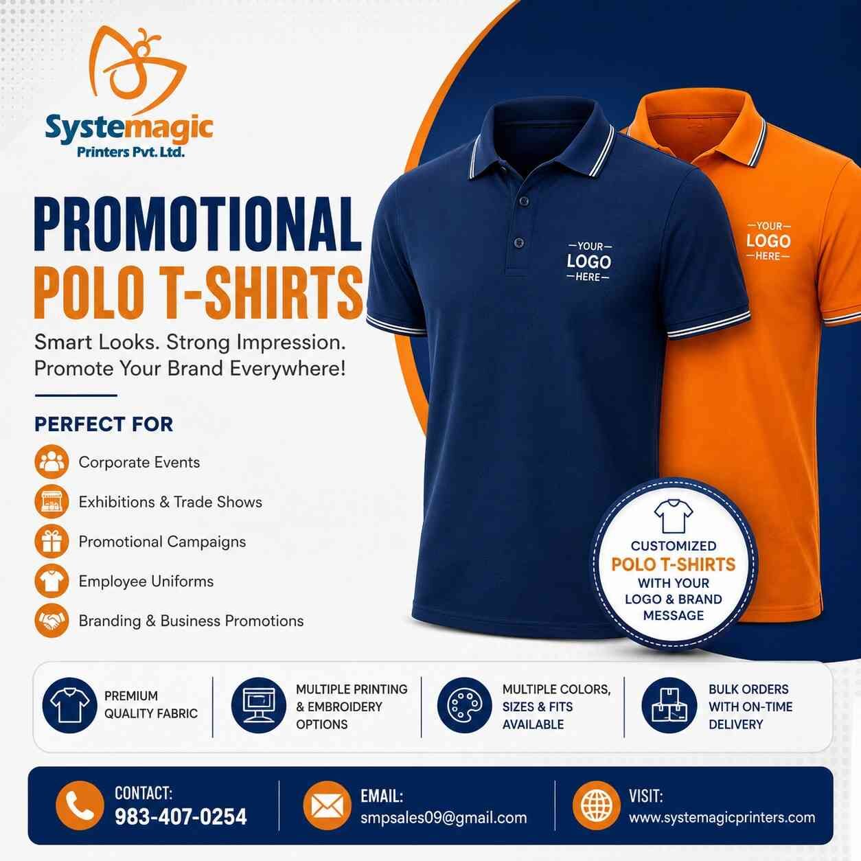 Pune, Clothing & Accessories, Branded Promotional Polo T-Shirts For Business Promotion