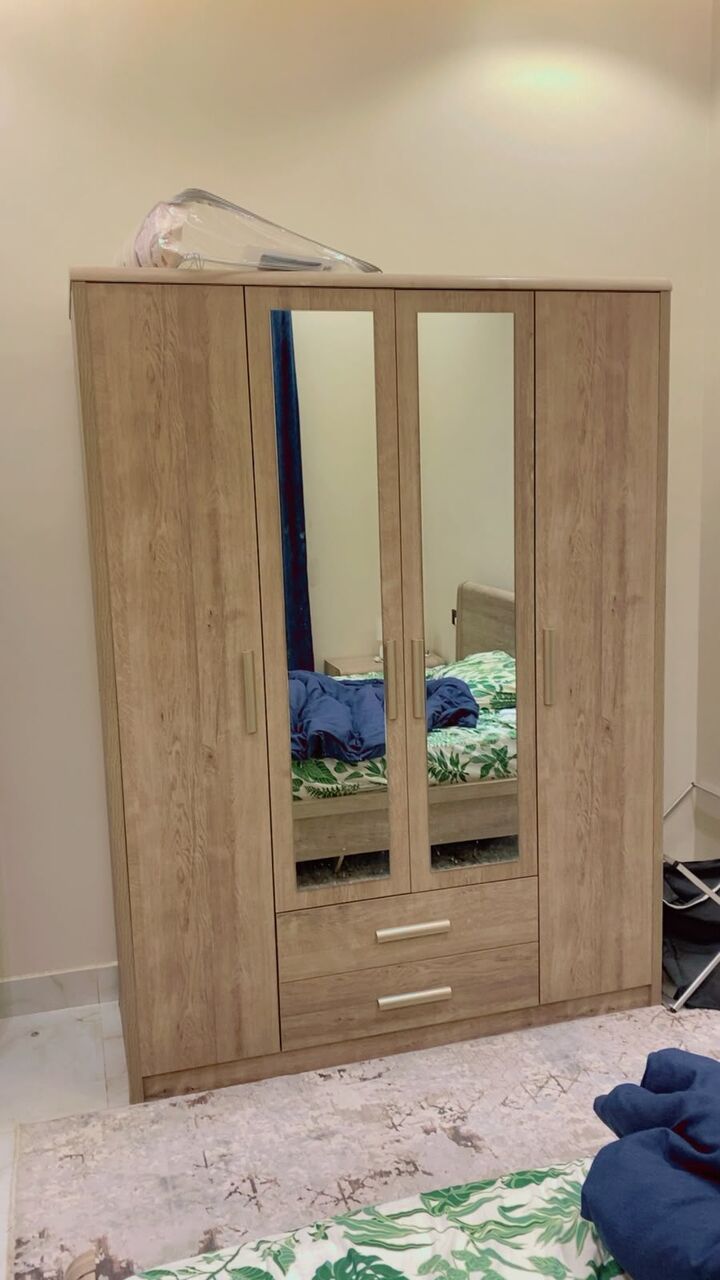 Riyadh, Furniture, SAR 2000,  Bed Room Furniture, Queen Bed + Wardrobe (4door) + Dressing Table + Side Table