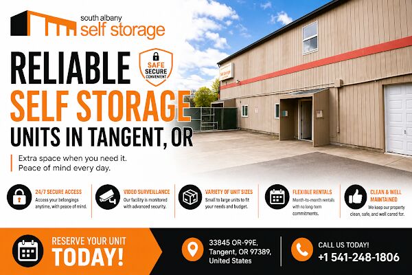 New York, Real Estate, Reliable Self Storage Facility In Tangent For Easy Storage