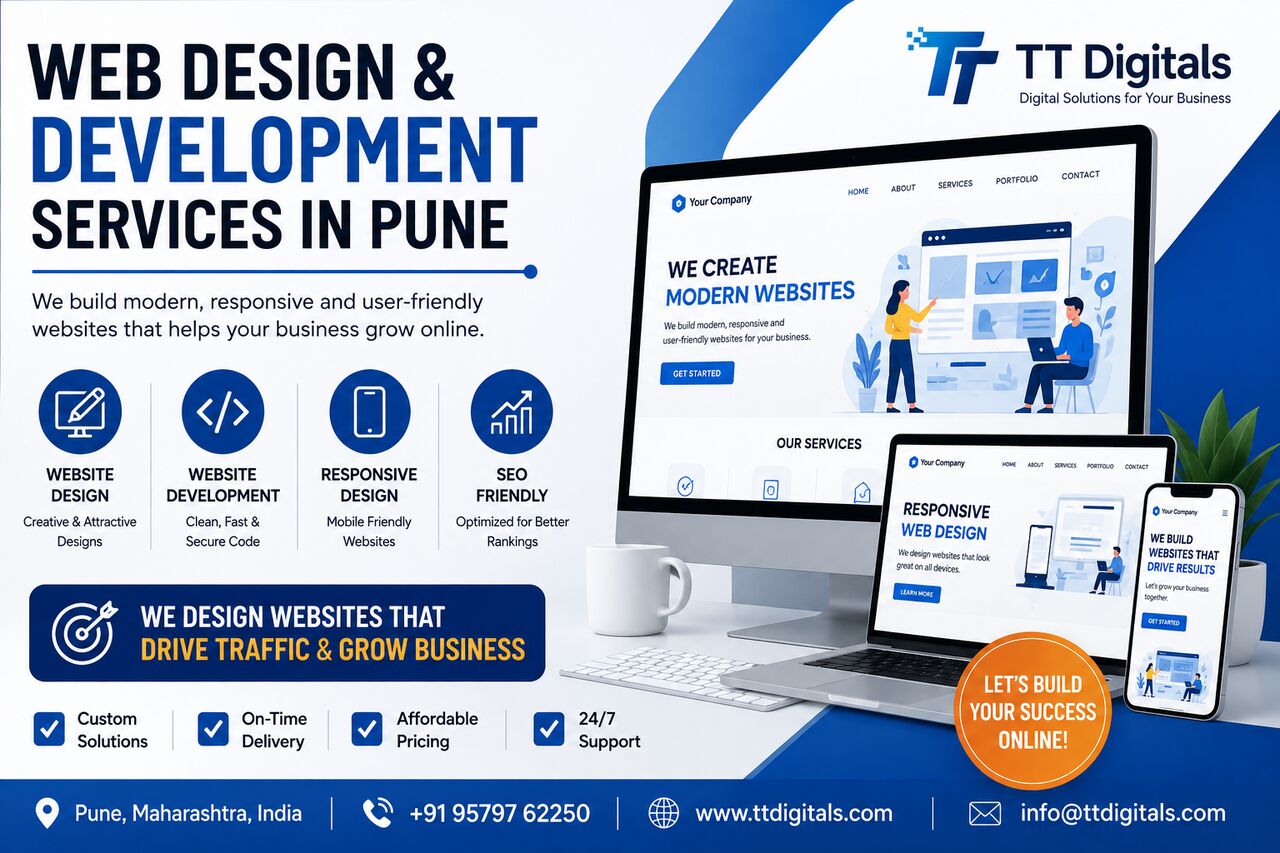 Pune, Marketing, Web Design & Development Services In Pune | TTDigitals