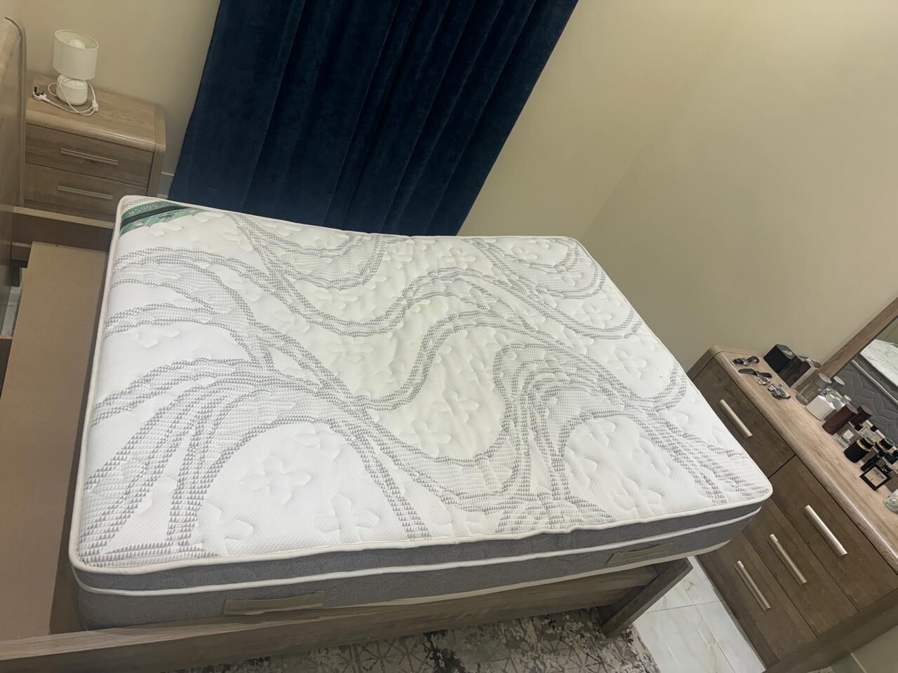 Riyadh, Furniture, SAR 800,  SleepLuxe IBliss Natural Latex Medium Firm Knitted Breathable Pocket Spring Mattress - 150