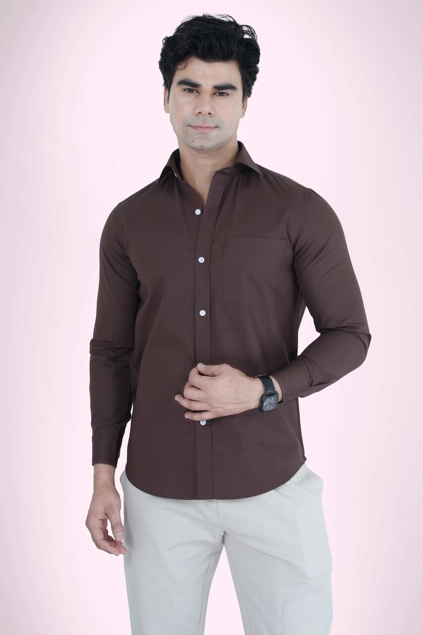 Mumbai, Clothing & Accessories, INR 999,  Best Brown Cotton Shirts For Men | Breathable Fabric