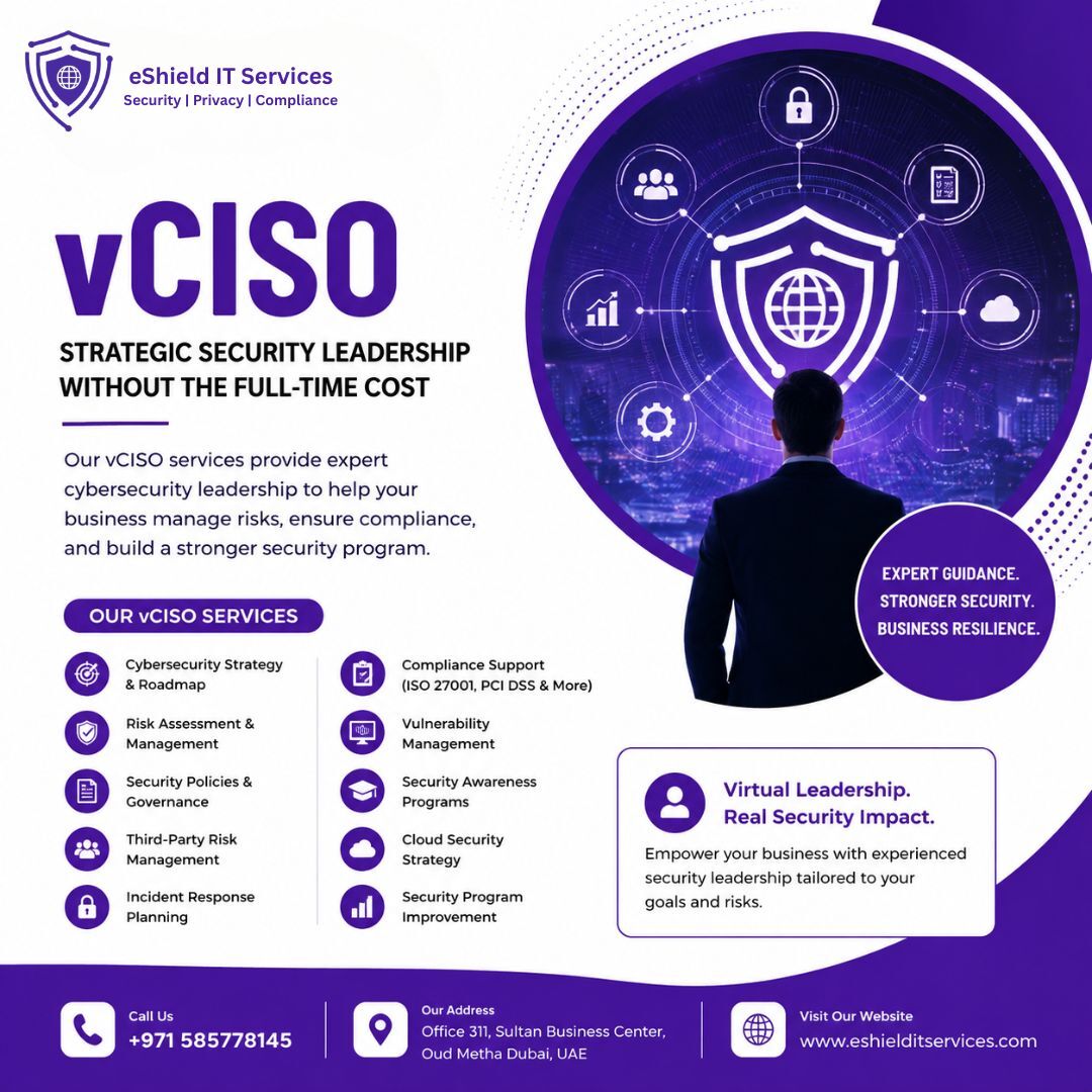 Dubai, Legal, VCISO Services In UAE &ndash; Strengthen Your Cybersecurity Strategy