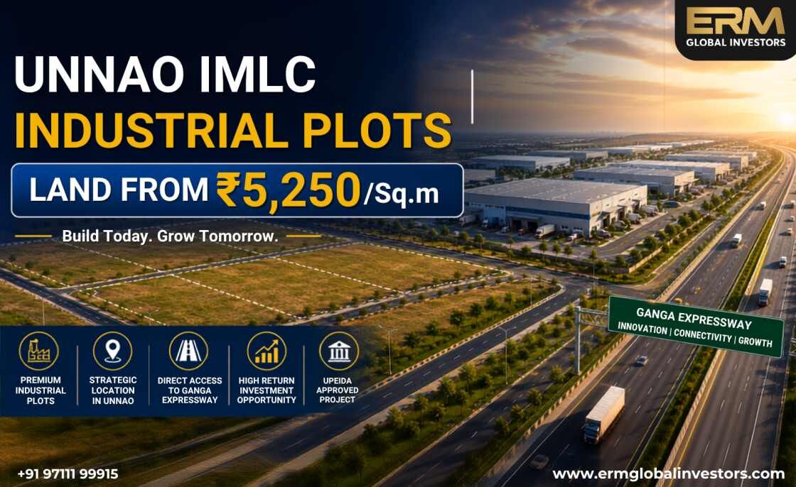 Noida, Industrial Land, Unnao IMLC Industrial Plots | Land From ₹5,250/Sq.m