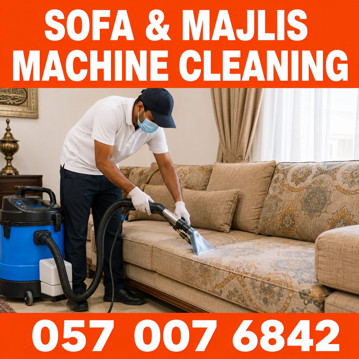 Al Bathaa, Cleaning, 🟧🟧 SOFA & MAJLIS MACHINE CLEANING | DAMMAM | 057 007 6842 🟧🟧
