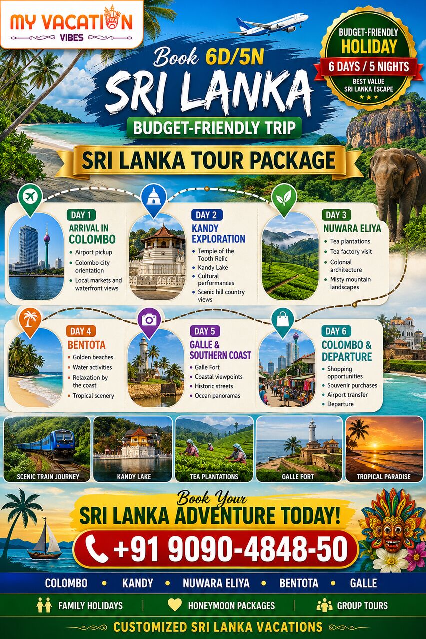 New Delhi, Travel, Sri Lanka Vacation With Flights: From Booking To Adventure