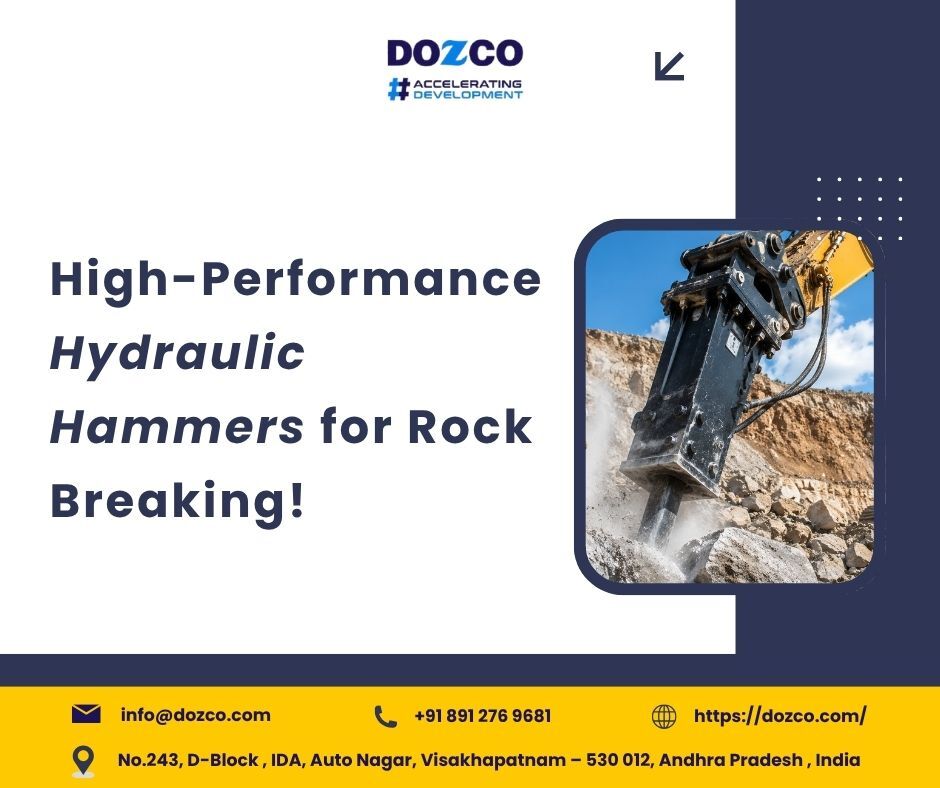 Visakhapatnam, Construction, Boost Job-Site Productivity With A High-Performance Hydraulic Hammer