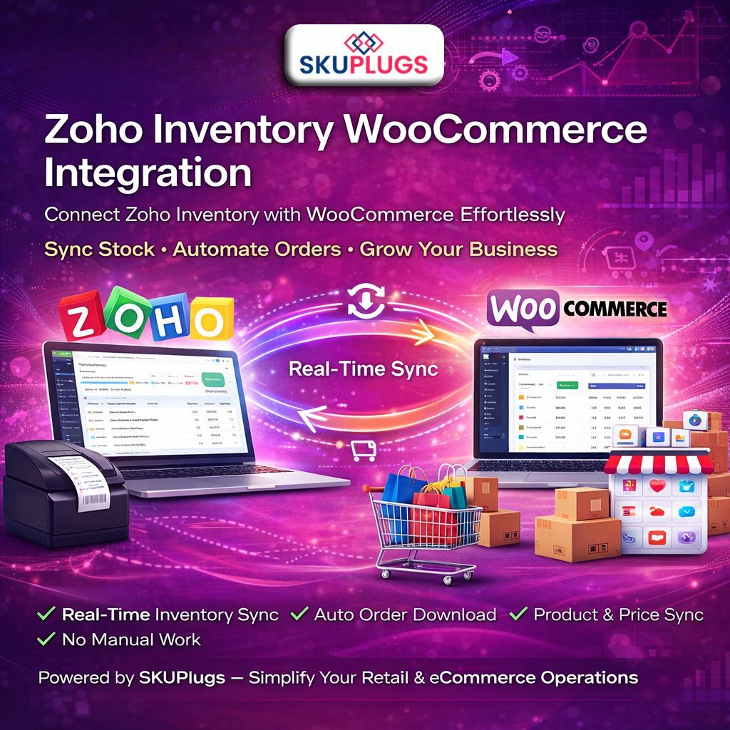 New York, Business, Zoho Inventory Woocommerce Integration | SKUPlugs