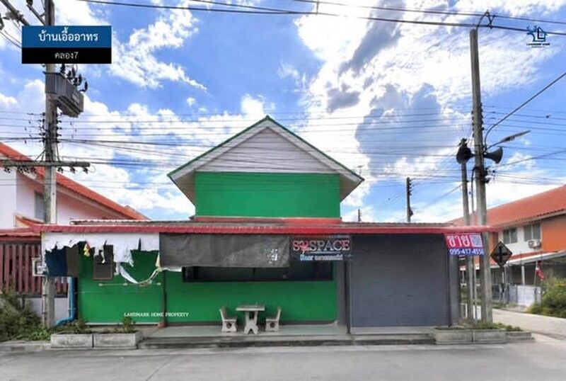 Bangkok, Real Estate For Sale, THB 1390000,  2 BR,  23 Sq. Feet,  LM26-0095 Corner House For Sale Baan Eua-Athorn Rangsit Khlong 7/1, Area 23 Sq M, 2
