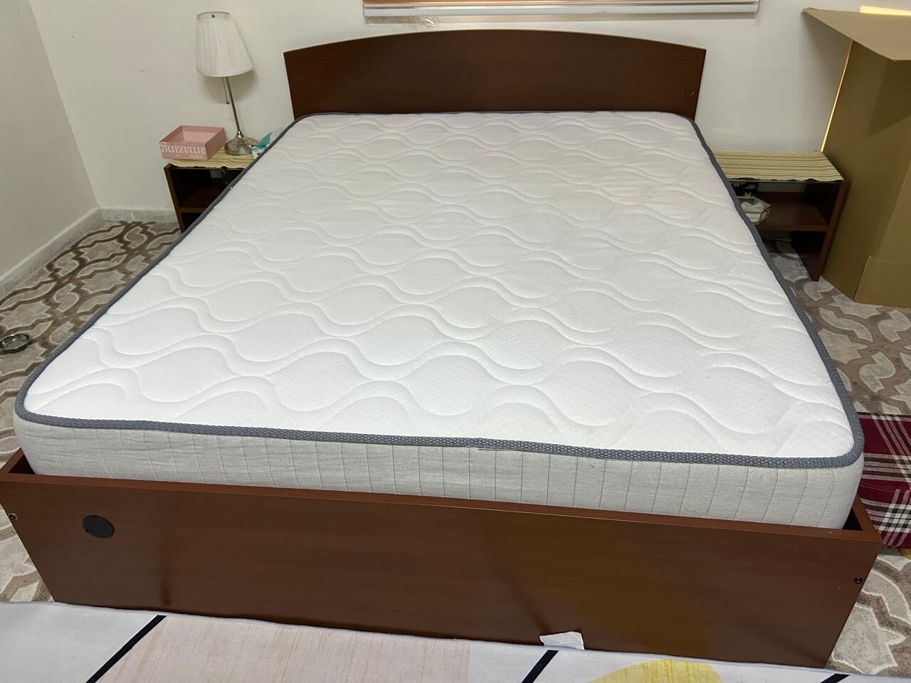Jeddah, Household Items, SAR 500,  Bed And Mattress For Sale, Mattress Is Almost New.