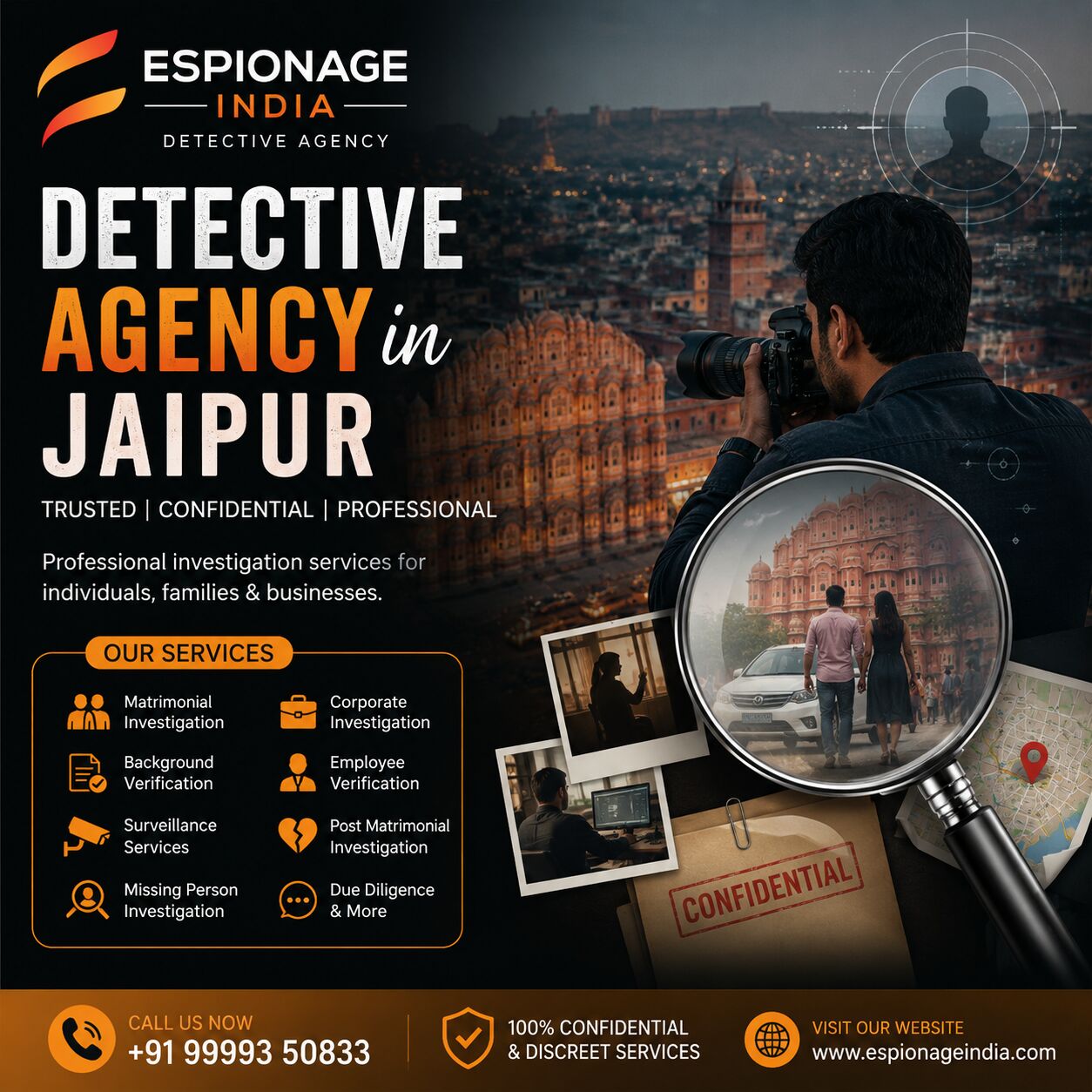 Jaipur, Legal, Detective Agency In Jaipur &ndash; Espionage India