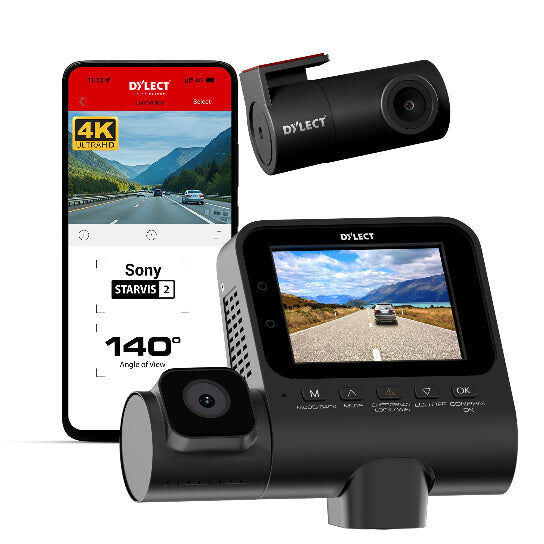 Gurgaon, Electronics, INR 10999,  Dylect&rsquo;s 3 Channel Dash Cam For Complete Front, Rear And Cabin Coverage