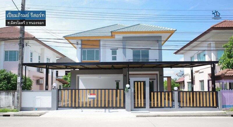 Bangkok, Real Estate For Sale, THB 4590000,  4 BR,  68 Sq. Feet,  IN-124 2-story Detached House For Sale, Piamphirom Resort, Nong Chok, Soi Mitmaitri 2,