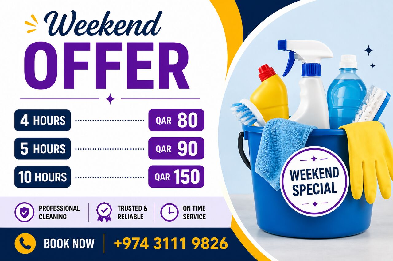 Doha, Cleaning, Professional Cleaning You Can Trust Across Qatar!