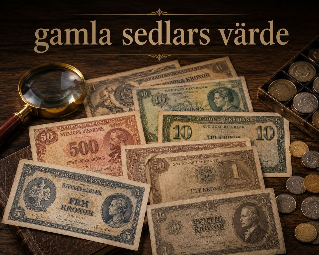 Stockholm, Education, Värdet På Gamla Sedlar &ndash; Vad Gör En Sedel Intressant För Samlare?