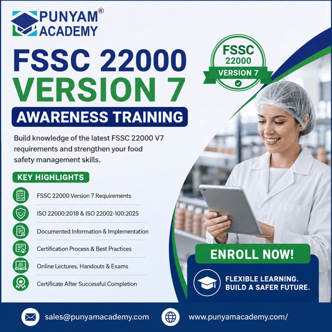 Los Angeles, Education, Upgrade Your Food Safety Skills With FSSC 22000 V7