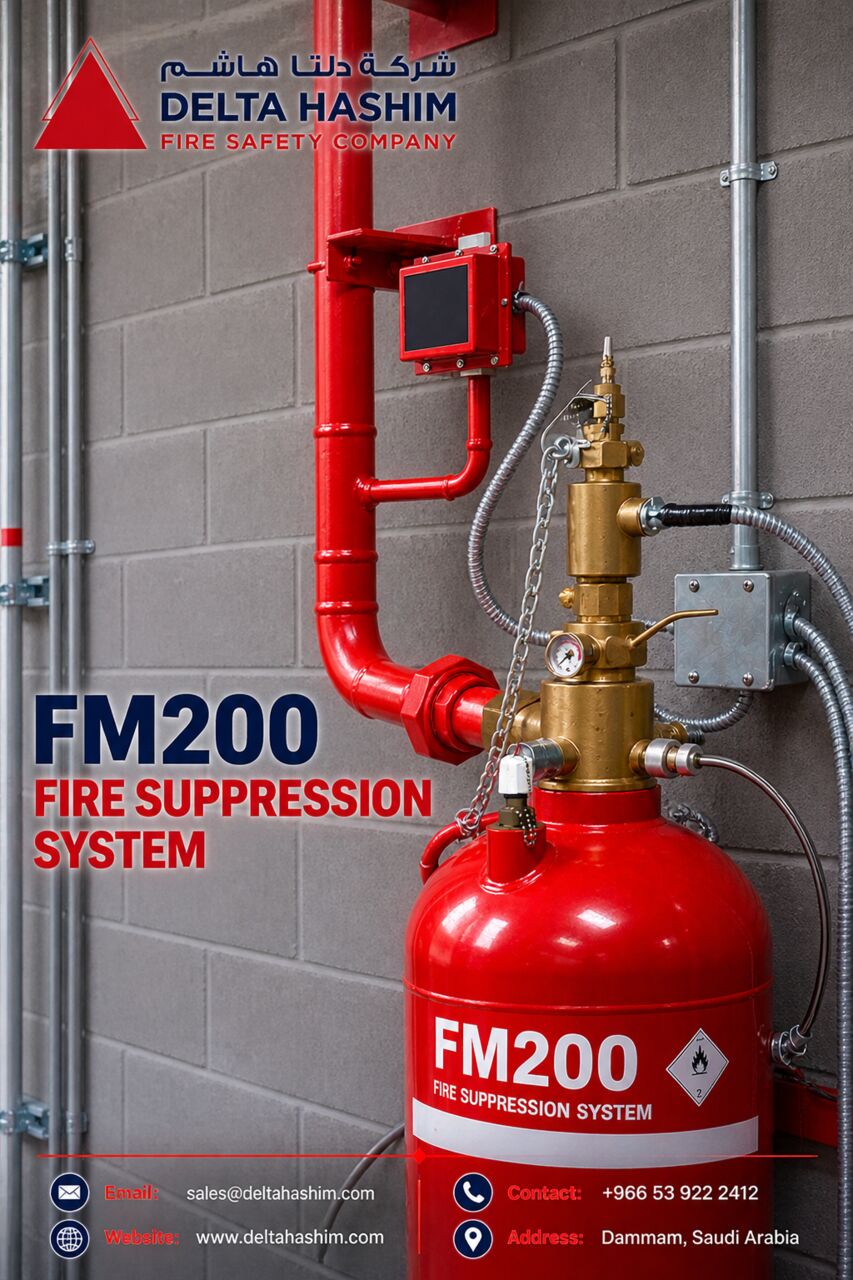 Dammam, Technical, FM200 Fire Suppression System, Installation & Maintenance | AMC | Fire Alarm | Jubail