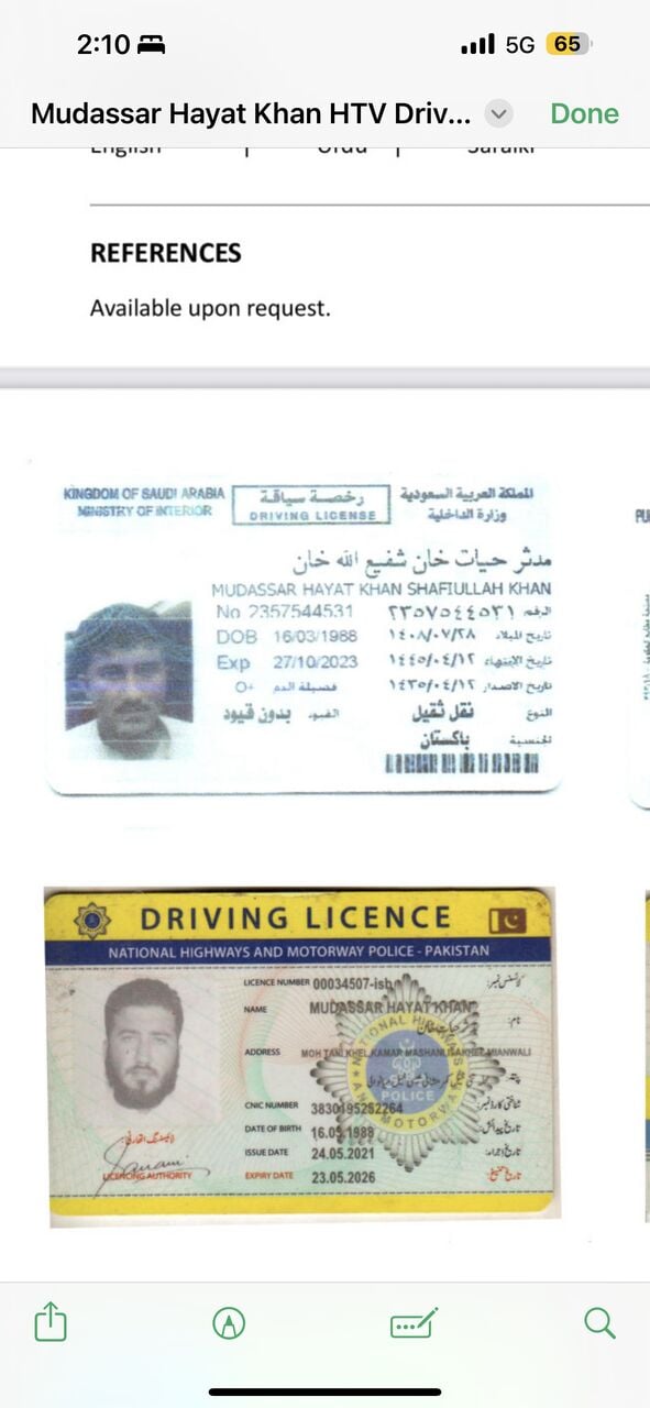 Riyadh, Job Seekers, Heavy Duty Driver With KSA Licence