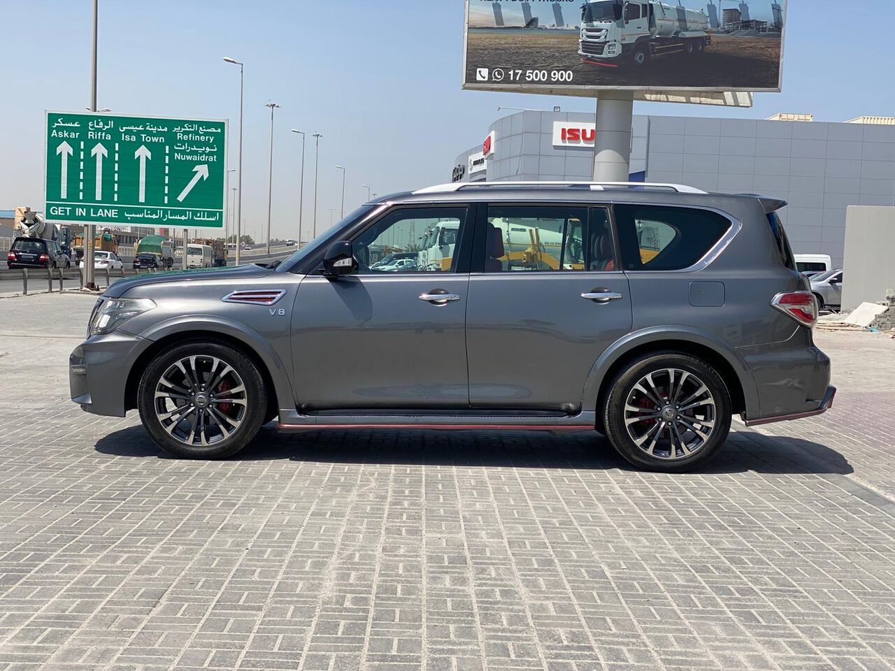 Manama, Vehicles, Cars & Trucks , BHD 8400,  Nissan Patrol Platinum,  2017,  Automatic,  43950 KM,   U.A.E  (Grey)