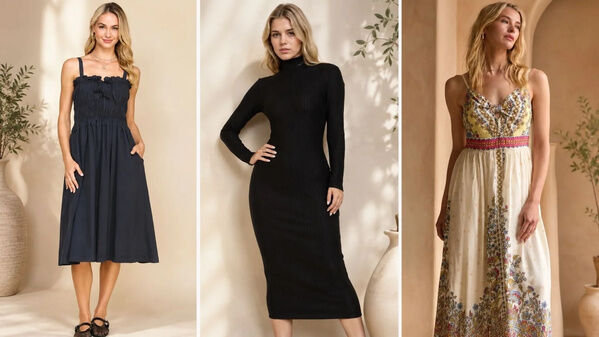 New York, Business, Chic Midi Dresses For Women | Floral, Black & Cotton Dresses &ndash; Chic Life