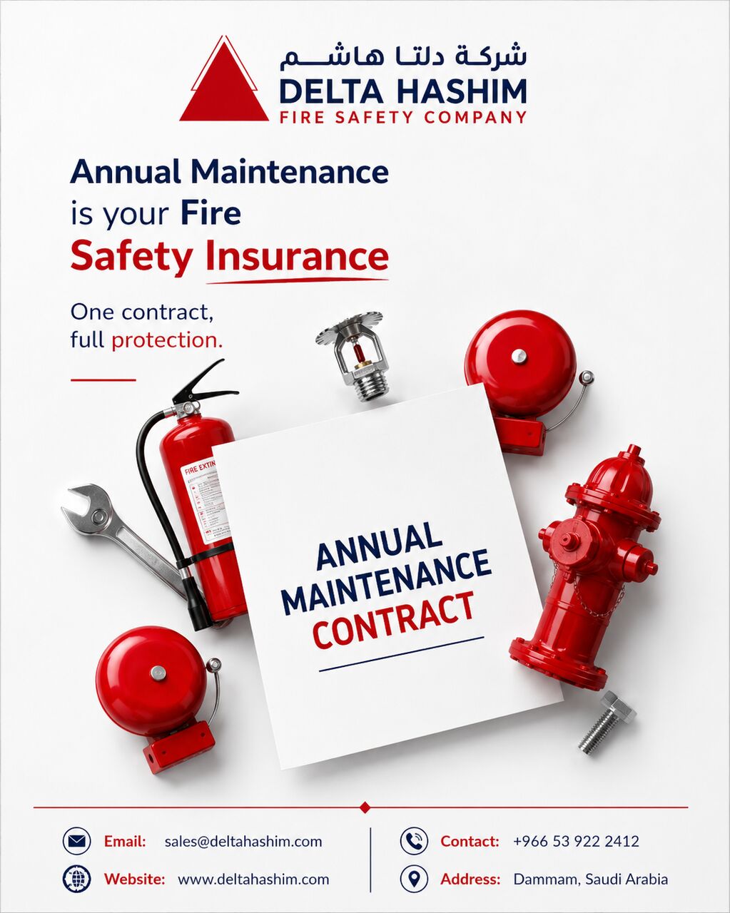 Dammam, Business, AMC - Annual Maintenance Contract For Fire Fighnting & Fire Alarm (Addressable)
