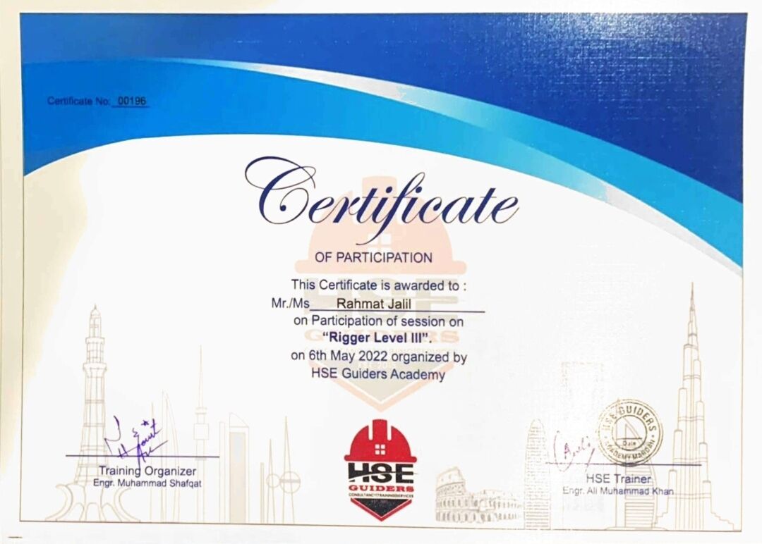 Riyadh, Job Seekers, Rigger Level 3