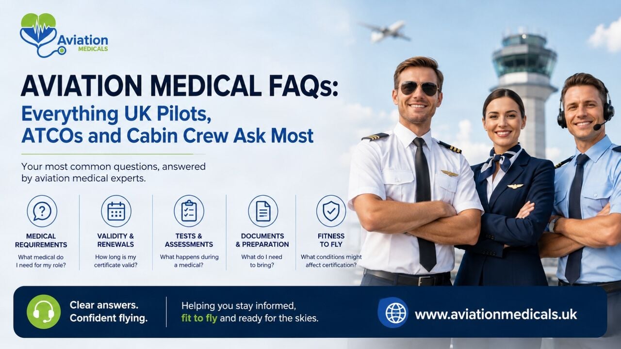 London, Medical, UK Aviation Medical - Class 1, 2 & 3, Cabin Crew & ATCO