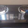 SAR 100,  Two-burner Gas Stove With Regulator