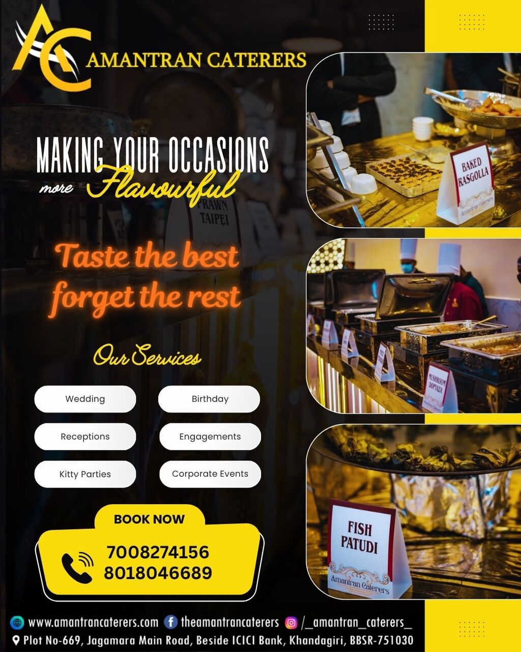 Bhubaneswar, Catering, Amantran Caterers &ndash; Where Taste Meets The Best Catering Services In Bhubaneswar
