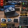BHD 118,  Lenovo Core I5 8th Gen 2in1 Touch Laptop + Tablet With Stylus Pen 16GB RAM FREE GIFTS