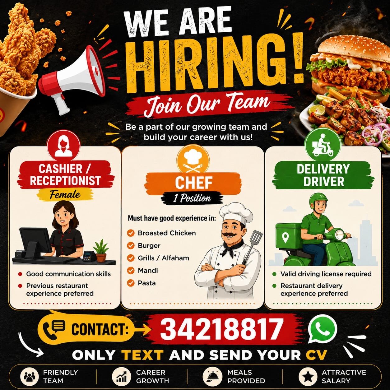 Salmaniya, Jobs, URGENT JOINING