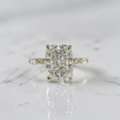 GBP 2,  3ct Elongated Cushion: Modern Marquise & Round | Layla Diamonds