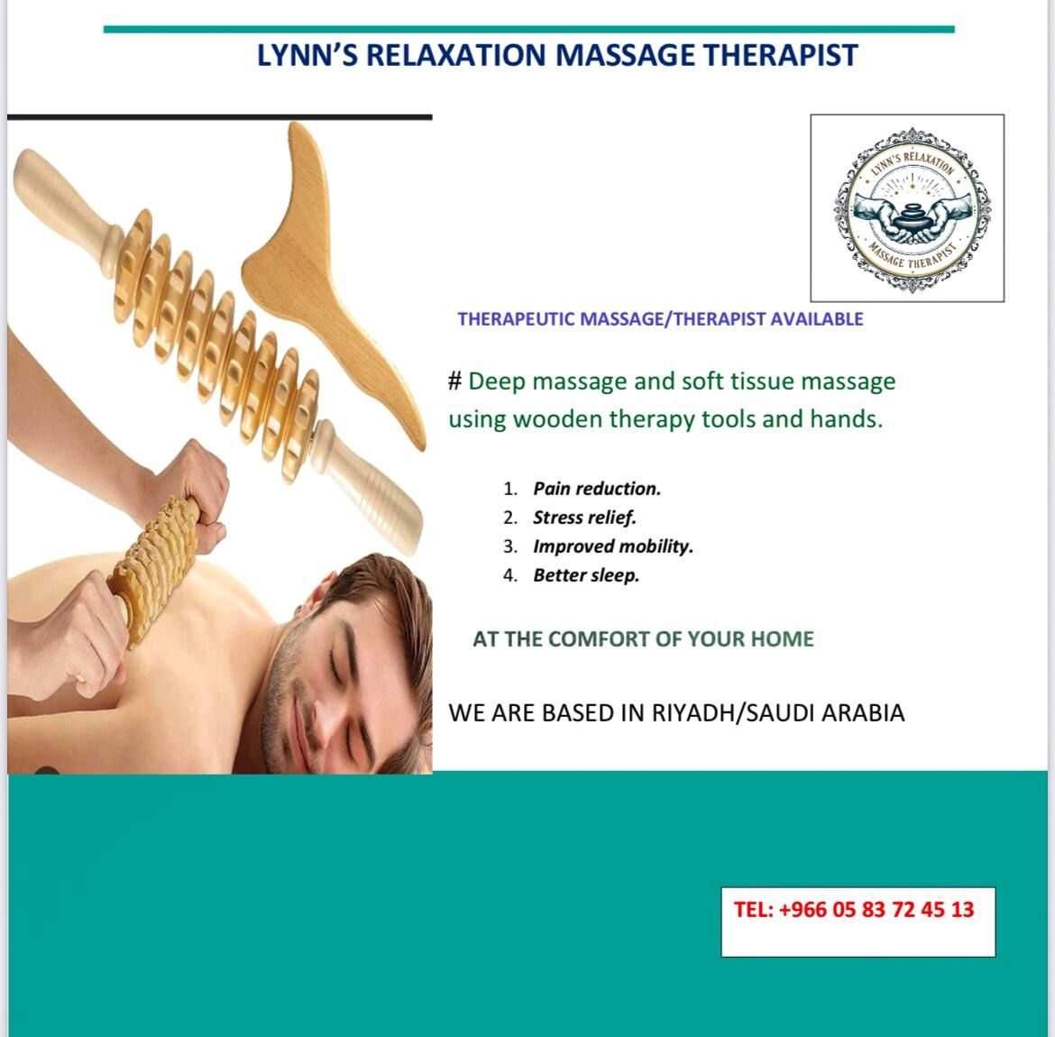 Riyadh, Job Seekers, Massage Therapy And Cleaning Available (part_time)