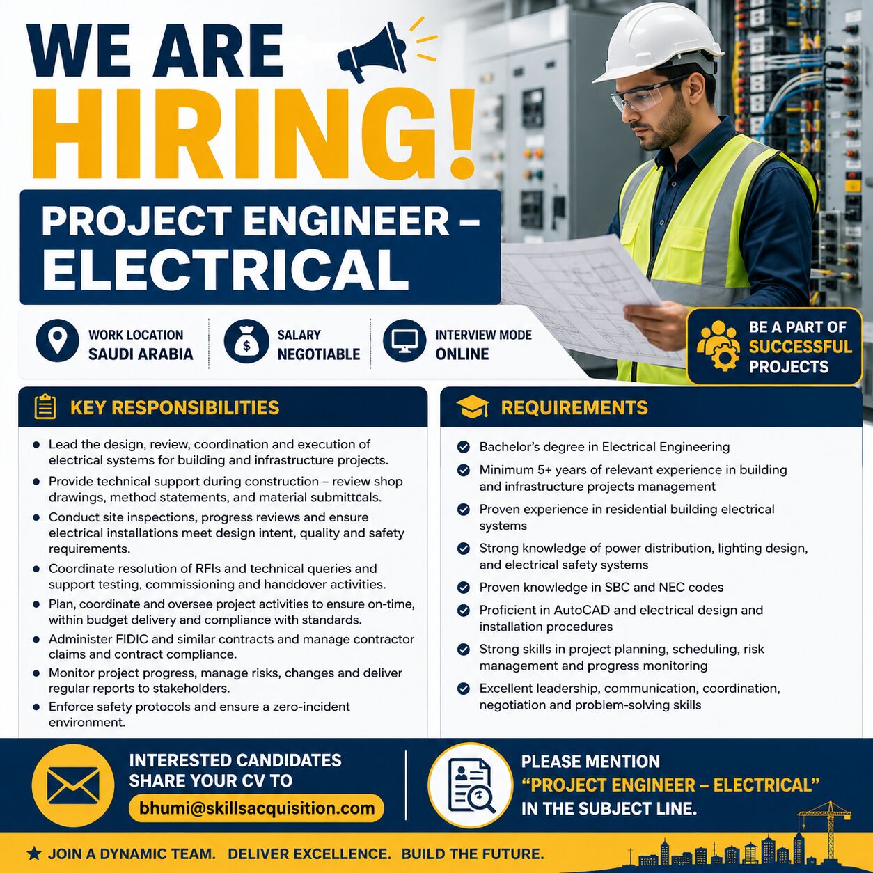 Mumbai, Jobs, Project Engineer &ndash; Electrical