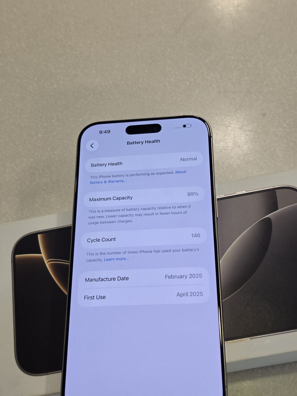 Dammam, Mobile Phones, SAR 3700,  IPhone 16 Pro Max Battery 99