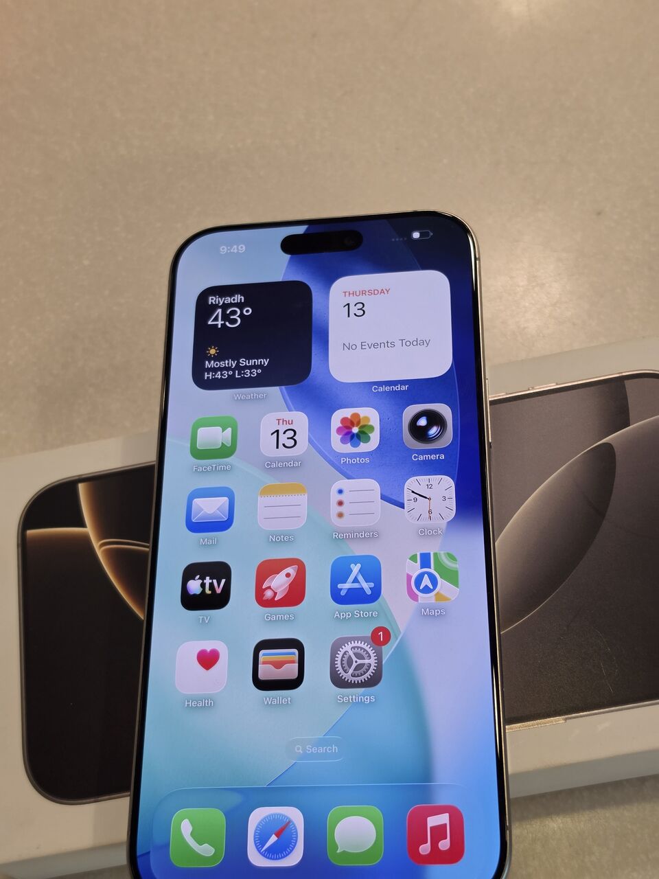 Dammam, Mobile Phones, SAR 3700,  IPhone 16 Pro Max Battery 99