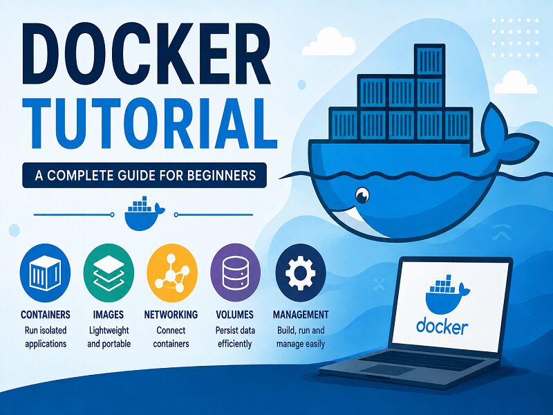 Noida, Computer, Docker Tutorial: Complete Guide To Docker For Beginners