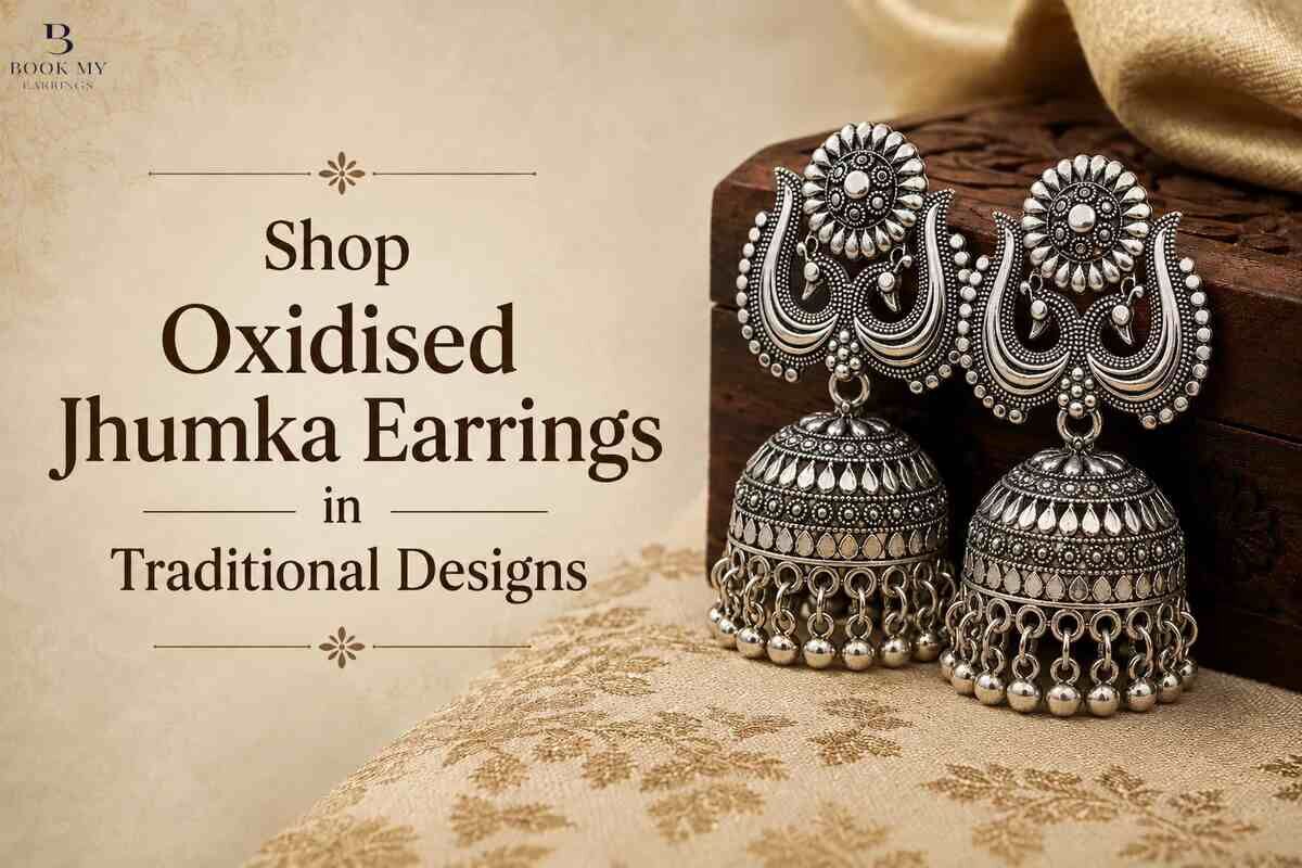 New Delhi, Clothing & Accessories, Oxidised Jhumka Earrings For Every Occasion