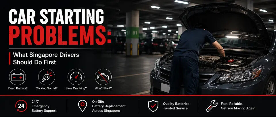 Singapore, Automotive, Emergency Car Starting Problems: What To Do First In Singapore