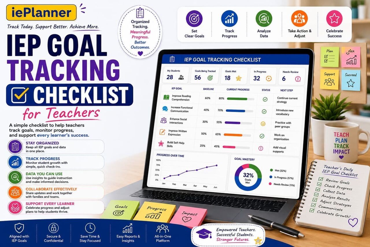 Faridabad, Education, IEP Goal Tracking Checklist For Teachers For Consistent Documentation