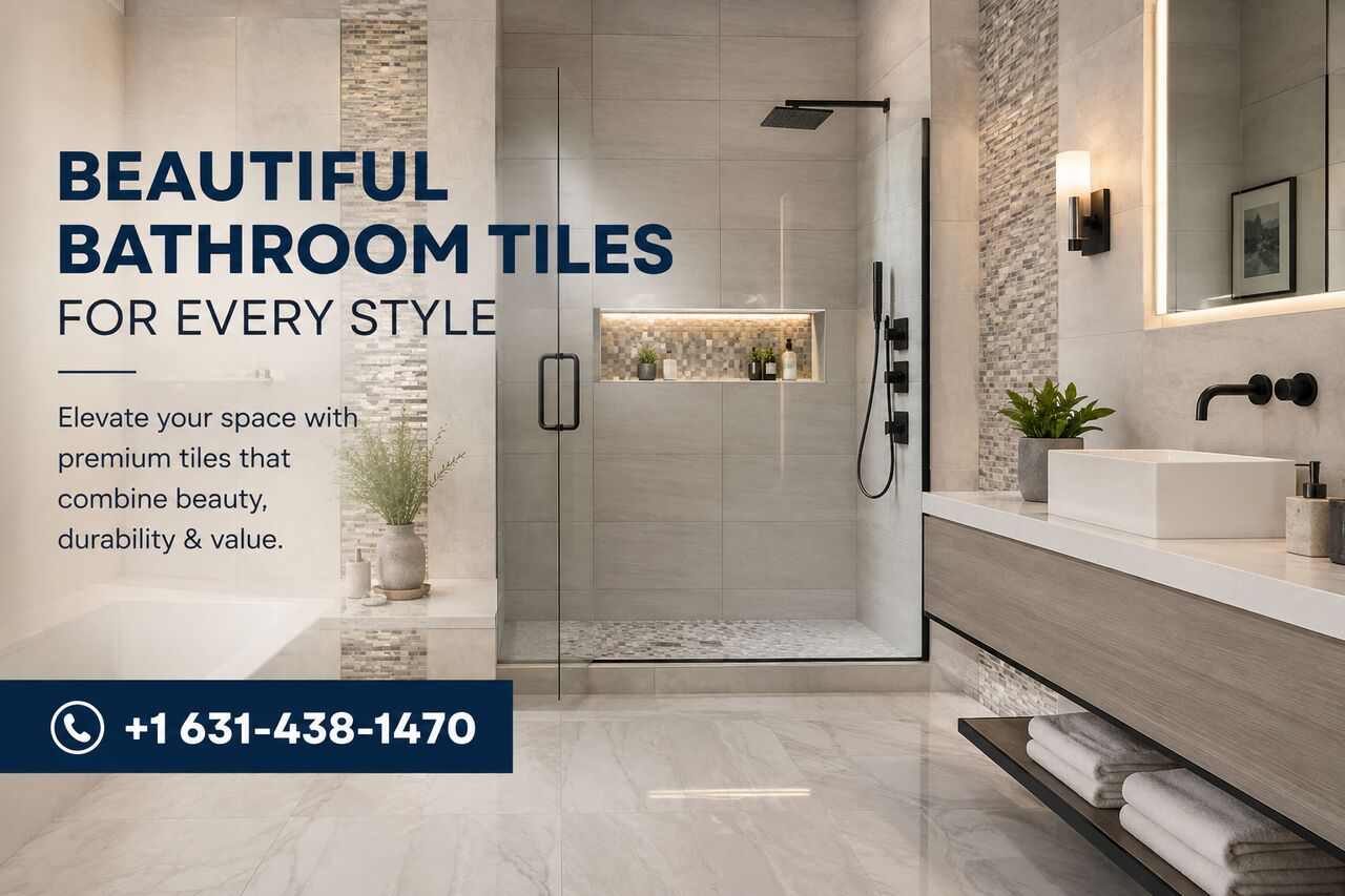New York, Construction, Stylish Bathroom Tiles For Long Island Homes