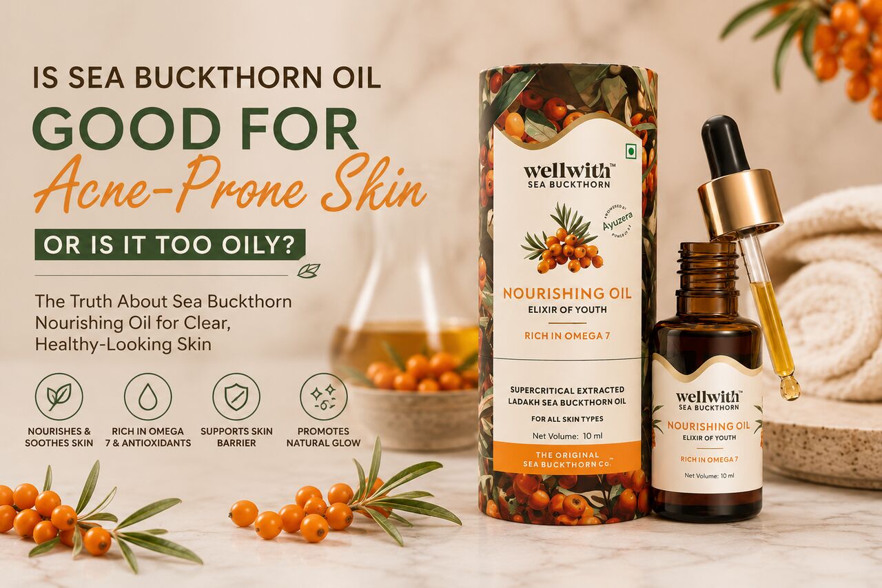 Mumbai, Health & Beauty Items, INR 1,  Is Sea Buckthorn Oil Good For Acne-Prone Skin? Benefits, Myths & How To Use It