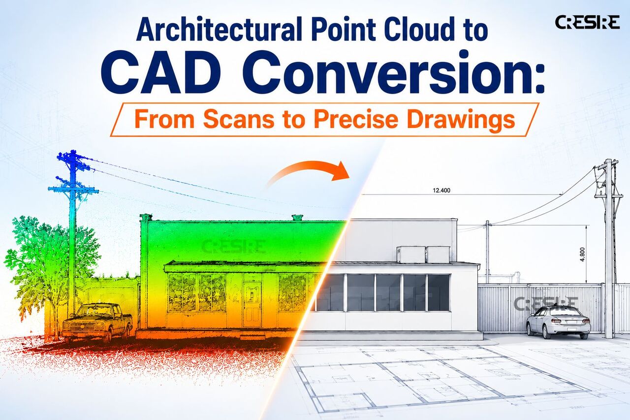 New York, Business, Architectural Point Cloud To CAD Conversion: From Scans To Precise Drawings